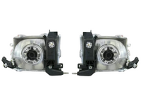 Head Lights & Front Grill for Toyota Hilux SR5 4WD - Chrome (2001 - 2005)-Spoilers and Bodykits Australia