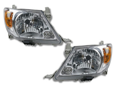 Head Lights for Toyota Hilux TGN  GGN  KUN  SR  SR5 (02/2005 - 07/2008) - Spoilers And Bodykits Australia