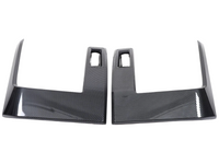 Headlight Eyebrow Surrounds for Mitsubishi Triton L200 - Carbon Fibre Look - Pair (2024 Onwards)-Spoilers and Bodykits Australia