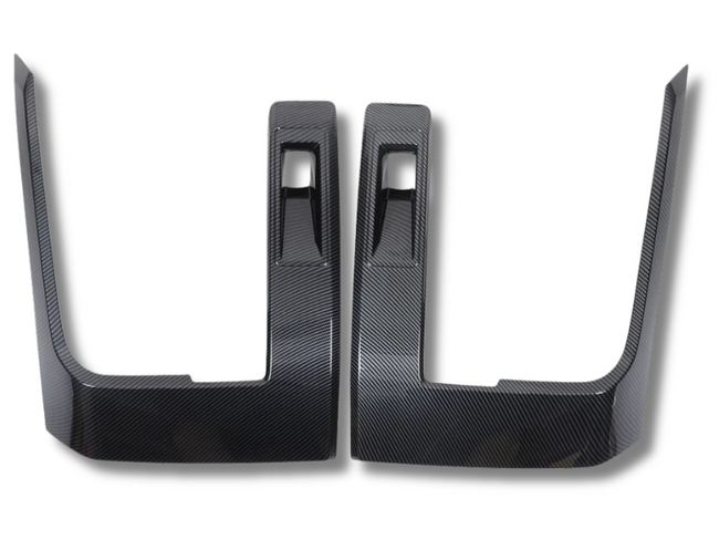 Headlight Eyebrow Surrounds for Mitsubishi Triton L200 - Carbon Fibre Look - Pair (2024 Onwards)-Spoilers and Bodykits Australia
