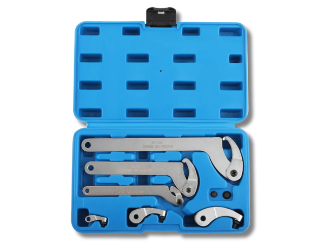 Hook Pin Wrench Spanner Tool Kit for Lock Nut Rings & Bearing Collar Adjustment-Spoilers and Bodykits Australia
