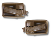 Inner Door Handles with Surround for Holden Shuttle WFR 5-Door - Brown - Pair (1982 - 1985)-Spoilers and Bodykits Australia