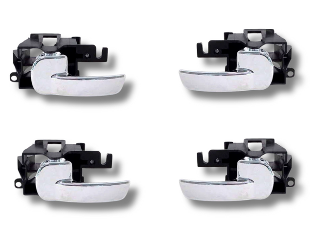 Inner Door Handles x4 for D40 Nissan Navara Spain Built VSK - Chrome-Spoilers and Bodykits Australia