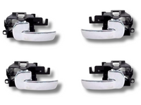 Inner Door Handles x4 for D40 Nissan Navara Thai Built - Chrome-Spoilers and Bodykits Australia