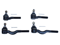 Inner & Outer Tie Rod Ends x 4 for Mitsubishi Pajero NH / NJ / NK / NL-Spoilers and Bodykits Australia