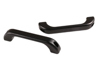 Interior A-Pillar Grab Handles for Land Rover Defender 90 / 110 - Black Alloy - Pair (2004 - 2018)-Spoilers and Bodykits Australia
