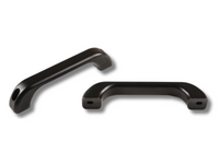 Interior A-Pillar Grab Handles for Land Rover Defender 90 / 110 - Black Alloy - Pair (2004 - 2018)-Spoilers and Bodykits Australia