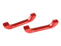 Interior A-Pillar Grab Handles for Land Rover Defender 90 / 110 - Red Alloy - Pair (2004 - 2018)-Spoilers and Bodykits Australia