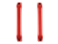 Interior A-Pillar Grab Handles for Land Rover Defender 90 / 110 - Red Alloy - Pair (2004 - 2018)-Spoilers and Bodykits Australia