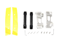 Interior A-Pillar Grab Handles for Toyota FJ Cruiser - Black Alloy - Pair (2007 - 2021)-Spoilers and Bodykits Australia