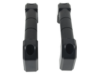 Interior A-Pillar Grab Handles for Toyota FJ Cruiser - Black Alloy - Pair (2007 - 2021)-Spoilers and Bodykits Australia