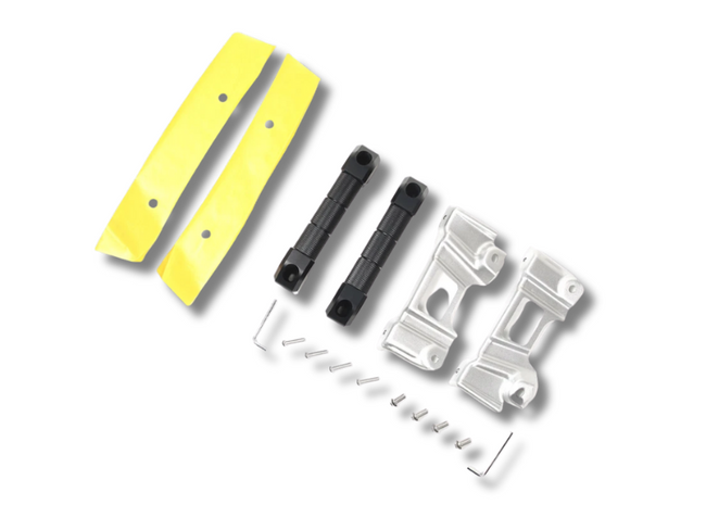 Interior A-Pillar Grab Handles for Toyota FJ Cruiser - Black Alloy - Pair (2007 - 2021)-Spoilers and Bodykits Australia