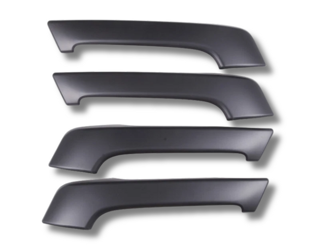 Interior Door Handle Covers x4 for 150 Series Toyota Prado - Matt Black - Pair (2010 - 2018)-Spoilers and Bodykits Australia