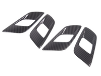 Interior Door Handle Covers x4 for PX2 / PX3 Ford Ranger - Carbon Fibre Look (2015 - 2021)-Spoilers and Bodykits Australia