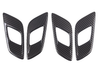 Interior Door Handle Covers x4 for PX2 / PX3 Ford Ranger - Carbon Fibre Look (2015 - 2021)-Spoilers and Bodykits Australia
