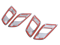 Interior Door Handle Covers x4 for PX2 / PX3 Ford Ranger - Carbon Fibre Look (2015 - 2021)-Spoilers and Bodykits Australia