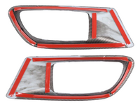 Interior Door Handle Surround Trims for Toyota 86 / Subaru BRZ - Carbon Fibre Look - Pair (2012 - 2020)-Spoilers and Bodykits Australia