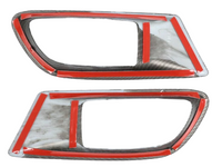 Interior Door Handle Surround Trims for Toyota 86 / Subaru BRZ - Carbon Fibre Look - Pair (2012 - 2020)-Spoilers and Bodykits Australia