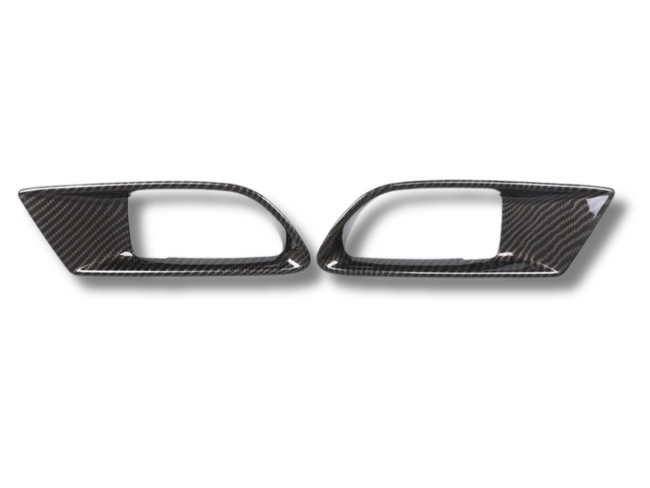 Interior Door Handle Surround Trims for Toyota 86 / Subaru BRZ - Carbon Fibre Look - Pair (2012 - 2020)-Spoilers and Bodykits Australia