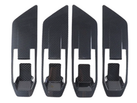 Interior Door Handle Surround Trims x4 for MV Mitsubishi Triton - Carbon Fibre Look (2024 Onwards)-Spoilers and Bodykits Australia