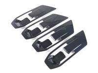 Interior Door Handle Surround Trims x4 for MV Mitsubishi Triton - Carbon Fibre Look (2024 Onwards)-Spoilers and Bodykits Australia