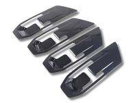 Interior Door Handle Surround Trims x4 for MV Mitsubishi Triton - Carbon Fibre Look (2024 Onwards)-Spoilers and Bodykits Australia