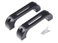 Interior Door Handles for Land Rover Defender 90 / 110 - Black Alloy - Pair (2004 - 2018)-Spoilers and Bodykits Australia