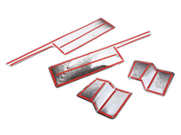 Interior Door Panel Trims x4 for Toyota FJ Cruiser - Carbon Fibre Look (2007 - 2021)-Spoilers and Bodykits Australia