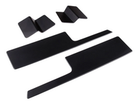 Interior Door Panel Trims x4 for Toyota FJ Cruiser - Matt Black (2007 - 2021)-Spoilers and Bodykits Australia