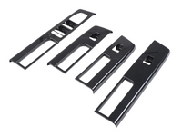 Interior Window Switch Door Panel Covers x4 for MV Mitsubishi Triton - Carbon Fibre Look (2024 Onwards)-Spoilers and Bodykits Australia
