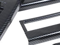 Interior Window Switch Door Panel Covers x4 for MV Mitsubishi Triton - Carbon Fibre Look (2024 Onwards)-Spoilers and Bodykits Australia