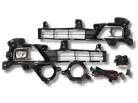 LED Fog Lights with Surrounds for 200 Series Toyota Landcruiser (2015 - 2019)-Spoilers and Bodykits Australia