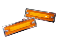 LED Front Side Guard Indicator Lights with Orange Lens for Mazda RX7 Series 3 & Series 1 Import - Pair-Spoilers and Bodykits Australia