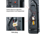 LED 3D Tail Lights for Toyota Hiace with Sequential Indicators & Red DRL Bar - Smoked Lens (2004 - 2020 Models) - Spoilers And Bodykits Australia