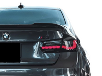 LED 3D Tail Lights with Sequential Indicators for BMW M3 F30  F35  F80 3 Series - Smoked Lens (2012 - 2018 Models) - Spoilers And Bodykits Australia