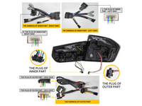 LED 3D Tail Lights with Sequential Indicators for BMW M3 F30  F35  F80 3 Series - Smoked Lens (2012 - 2018 Models) - Spoilers And Bodykits Australia