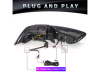 LED 3D Tail Lights with Sequential Indicators for CJ Mitsubishi Lancer Sedan - Smoked Lens (2007 - 2018 Models) - Spoilers And Bodykits Australia