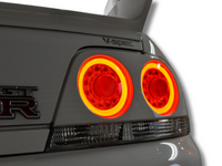 LED Ring Tail Lights for R33 Nissan Skyline GTR / GTST (1993 - 1998) - Spoilers And Bodykits Australia