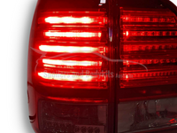 LED Tail Lights for 100 Series Toyota Landcruiser - Smoked Red Lens (1998 - 2007 Models) - Spoilers And Bodykits Australia