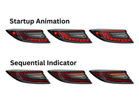 LED Tail Lights for Toyota 86  Subaru BRZ with Sequential Indicators - Red-Black (2022+ Models) - Spoilers And Bodykits Australia