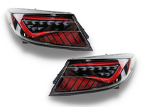 LED Tail Lights for Toyota 86  Subaru BRZ with Sequential Indicators & Red DRL Bar - Clear Lens (2022+ Models) - Spoilers And Bodykits Australia