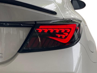 LED Tail Lights for Toyota 86  Subaru BRZ with Sequential Indicators & Red DRL Bar - Clear Lens (2022+ Models) - Spoilers And Bodykits Australia