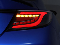 LED Tail Lights for Toyota 86  Subaru BRZ with Sequential Indicators & Red DRL Bar - Smoked Lens (2022+ Models) - Spoilers And Bodykits Australia
