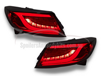 LED Tail Lights for Toyota 86  Subaru BRZ with Sequential Indicators & Red DRL Bar - Smoked Lens (2022+ Models) - Spoilers And Bodykits Australia