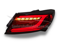 LED Tail Lights for Toyota 86 / Subaru BRZ with Sequential Indicators & White DRL Bar - Clear Lens (2022+ Models) - Spoilers And Bodykits Australia