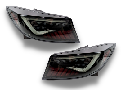LED Tail Lights for Toyota 86 / Subaru BRZ with Sequential Indicators & White DRL Bar - Smoked Lens (2022+ Models) - Spoilers And Bodykits Australia