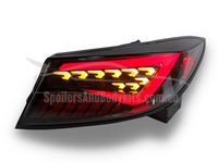 LED Tail Lights for Toyota 86 / Subaru BRZ with Sequential Indicators & White DRL Bar - Smoked Lens (2022+ Models) - Spoilers And Bodykits Australia