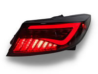 LED Tail Lights for Toyota 86 / Subaru BRZ with Sequential Indicators & White DRL Bar - Smoked Lens (2022+ Models) - Spoilers And Bodykits Australia