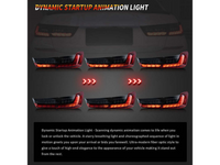 LED Tail Lights with Sequential Indicators for BMW 3 Series G20  G80 M3 330i  340i - ClearRed Lens - Pair (2019 - 2024) - Spoilers And Bodykits Australia