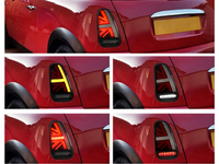 LED Tail Lights with Sequential Indicators for Mini Cooper Hatch - Smoked Lens (2001 - 2006 Models) - Spoilers And Bodykits Australia